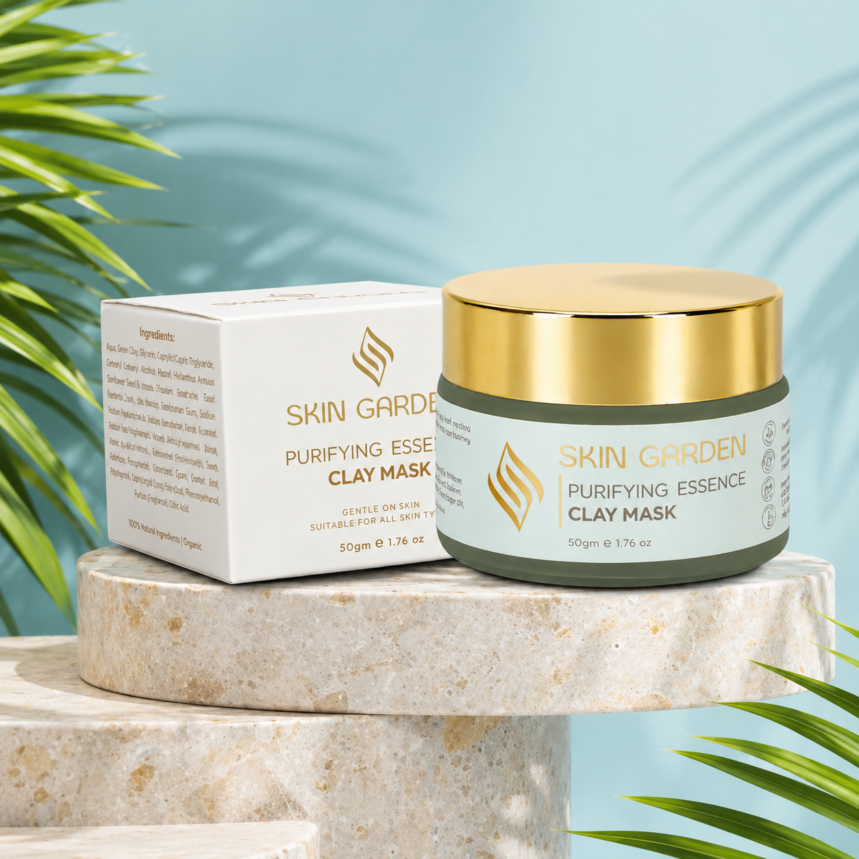 Purifying Essence Clay Mask clear balanced skin - Skin Garden