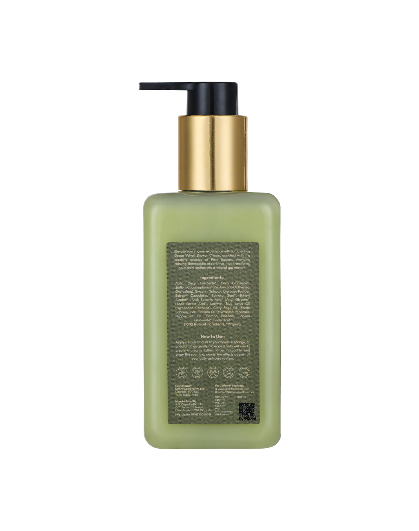 Green Velvet Shower Gel