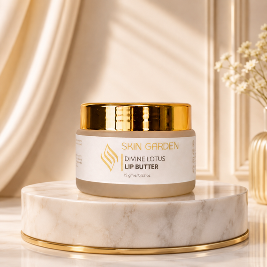 Divine Lotus Lip Butter nourishing lip balm - Skin Garden
