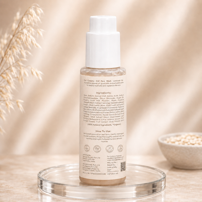 Creamy Oat FaceWash gentle exfoliation benefits - Skin Garden