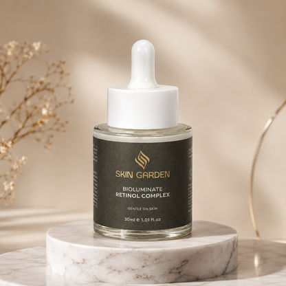 Bio Luminate Retinol serum natural ingredients - Skin Garden