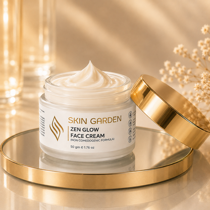 Zen Glow hydrating face cream ingredients - Skin Garden