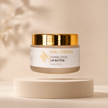 Divine Lotus Lip Butter natural ingredients - Skin Garden