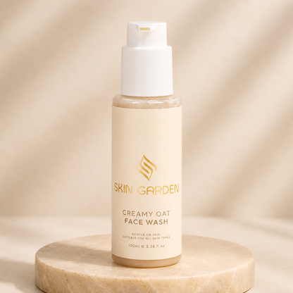 Creamy Oat FaceWash how to use - Skin Garden
