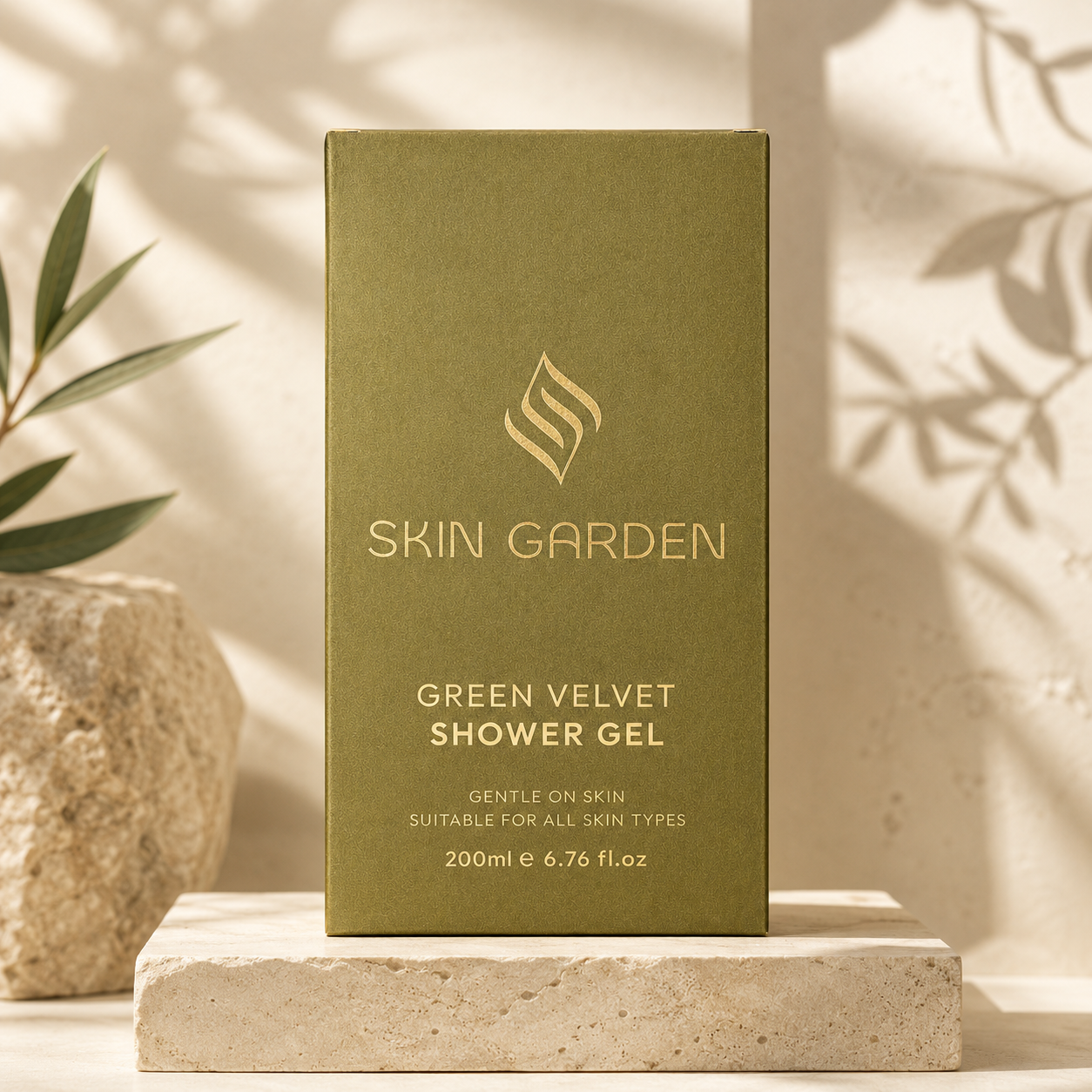 Green Velvet Shower Gel natural ingredients - Skin Garden