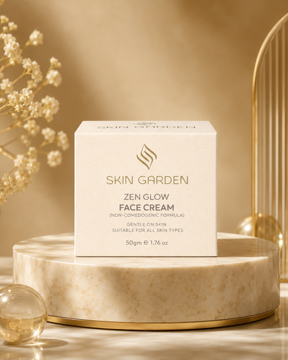 Zen Glow brightening face cream benefits - Skin Garden