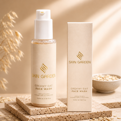 Creamy Oat FaceWash brighter complexion - Skin Garden