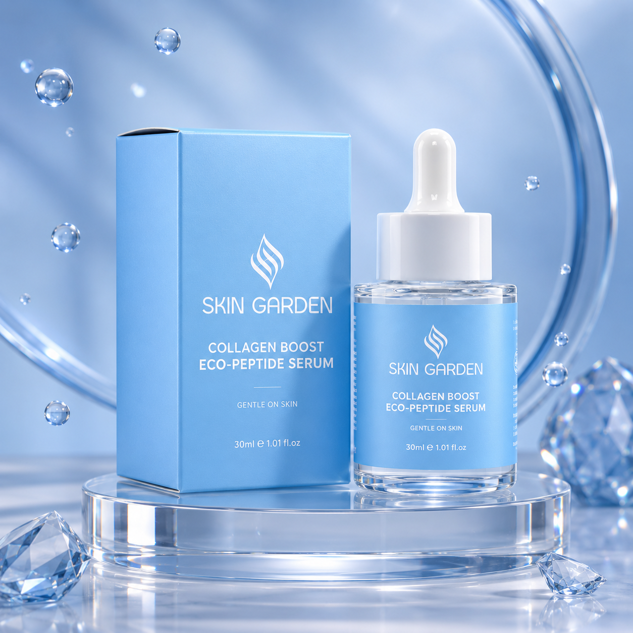 Collagen Boost serum anti-aging results - Skin Garden