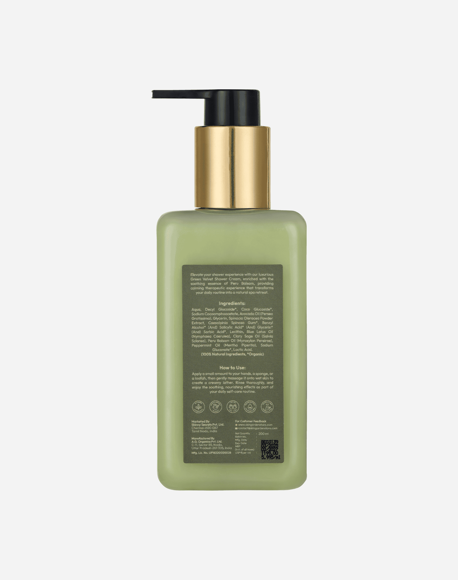 Green Velvet Shower Gel